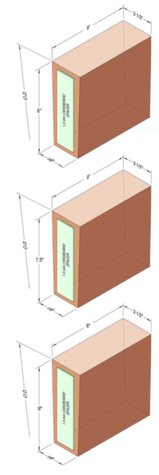 Dolomite Brick Sizes