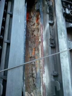 Flue - Missing needs repaired Flue - Missing needs repaired